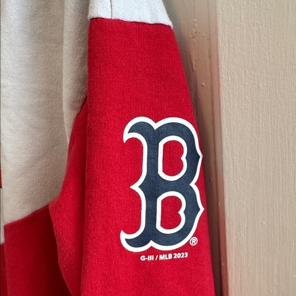 STARTER // Boston Red Sox Tri-Color Crewneck Sweater - Picture 3 of 6